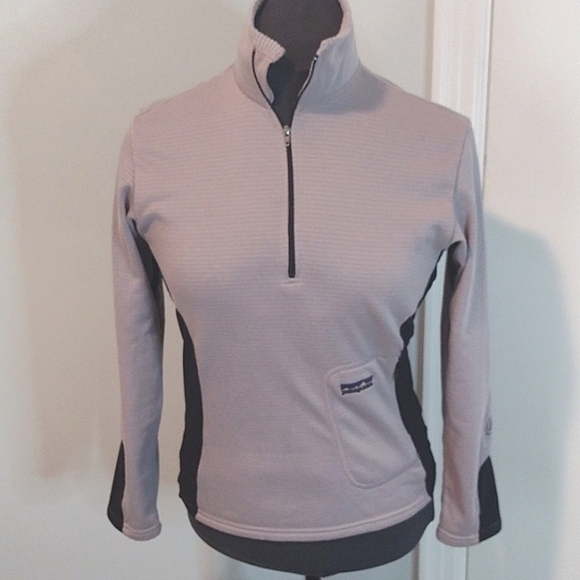 Vtg USA Made Women Patagonia Size XS R1 Flash Pullover Fleece Regulator 1/4 Zip - Picture 1 of 8
